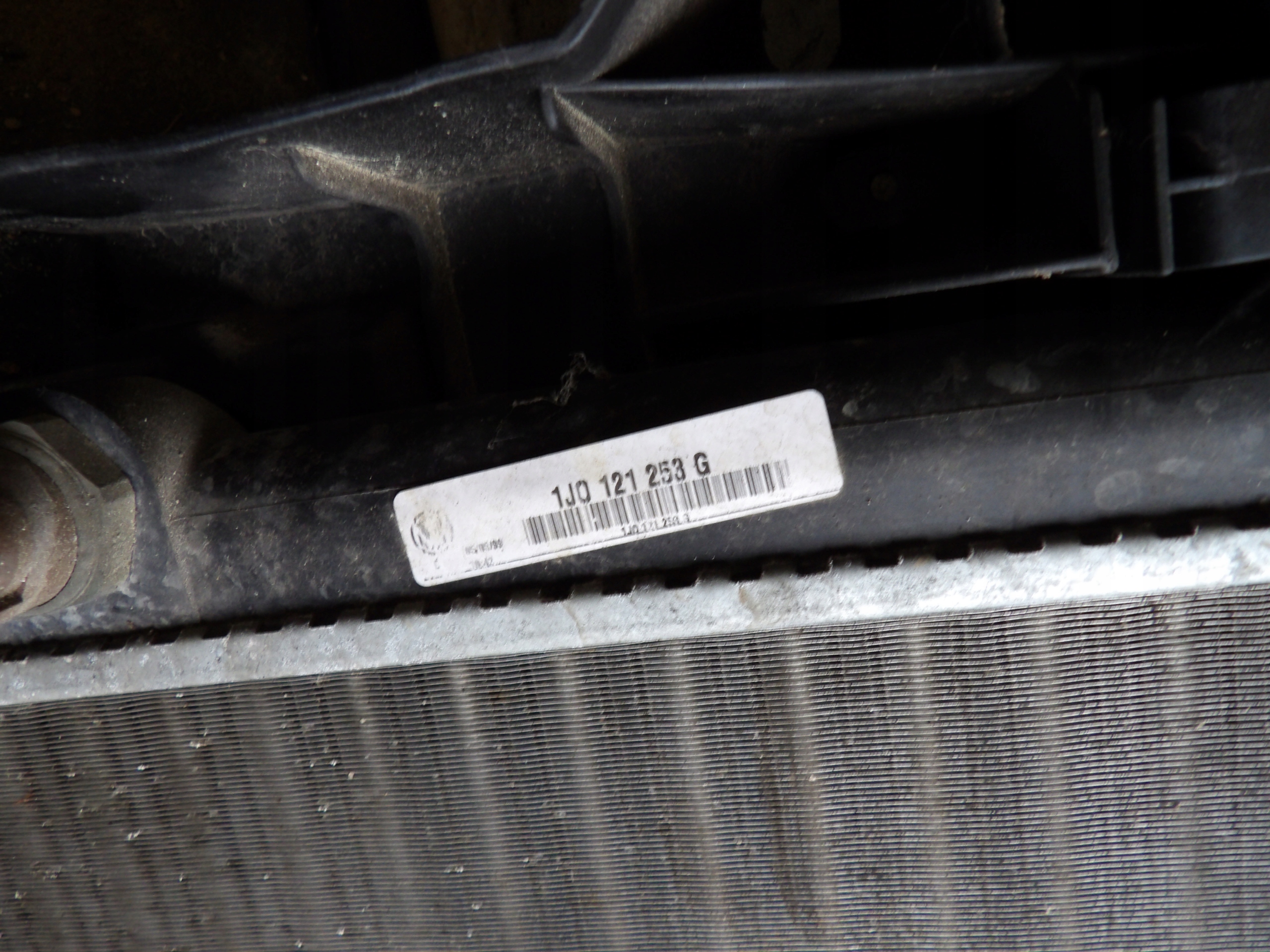VW Golf IV pillar iron, radiator 1J0121253G