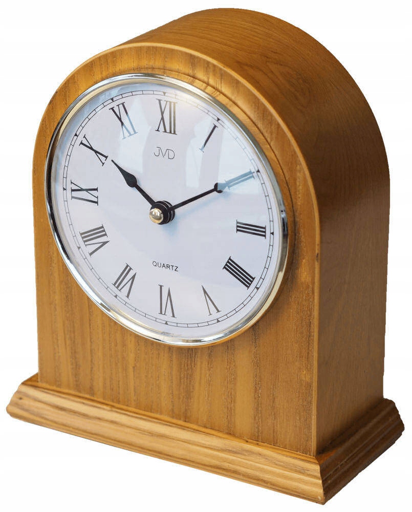 Svetlohnedé Drevené Krbové Hodiny Jvd HS15.1 18 x 21 cm