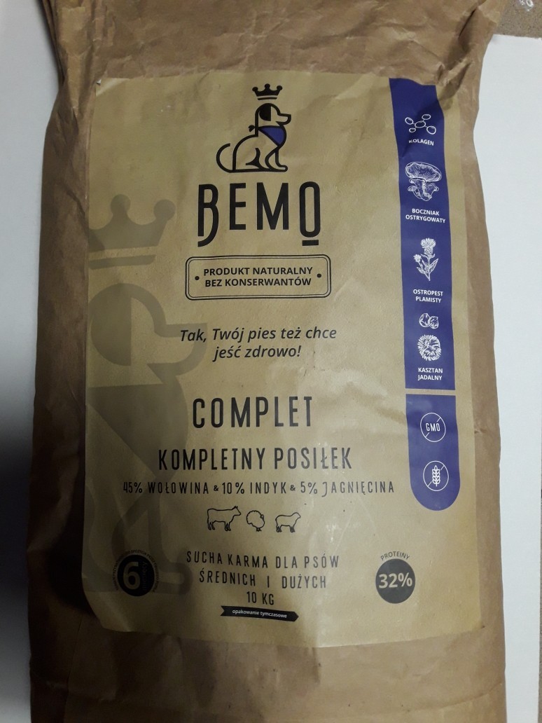 Levně Suché krmivo Bemo Complet pro psy s přecitlivělostí plemene malé, střední 10 kg