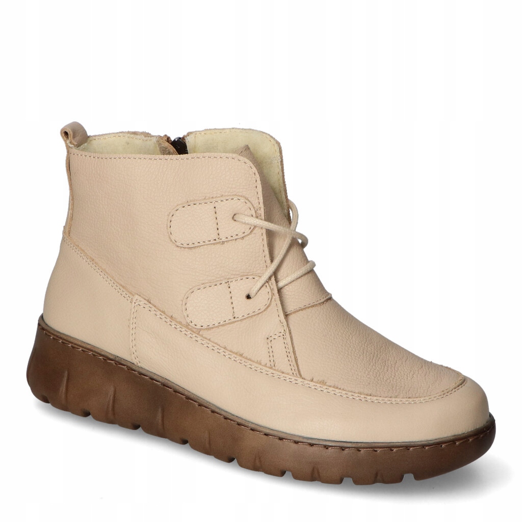 Kotníkové Kotníkové Boty Helios 795 v ecru barvě, velikost 37