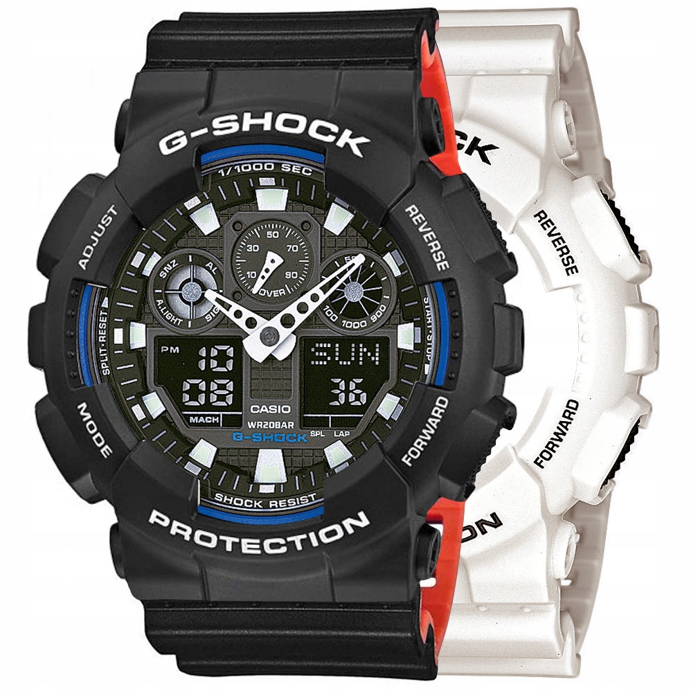 Hodinky Casio G-Shock Set GA-100B-7AER Luneta 10508136 Řemínek 10577142 20