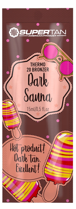 

SuperTan Dark Sauna 20x Bronzer tingle x10
