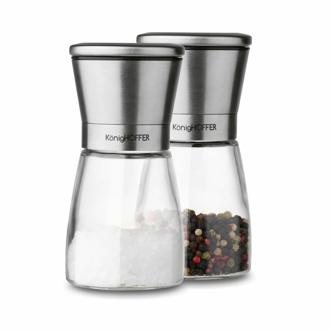 

Zestaw młynek do soli i pieprzu młynek ręczny stal