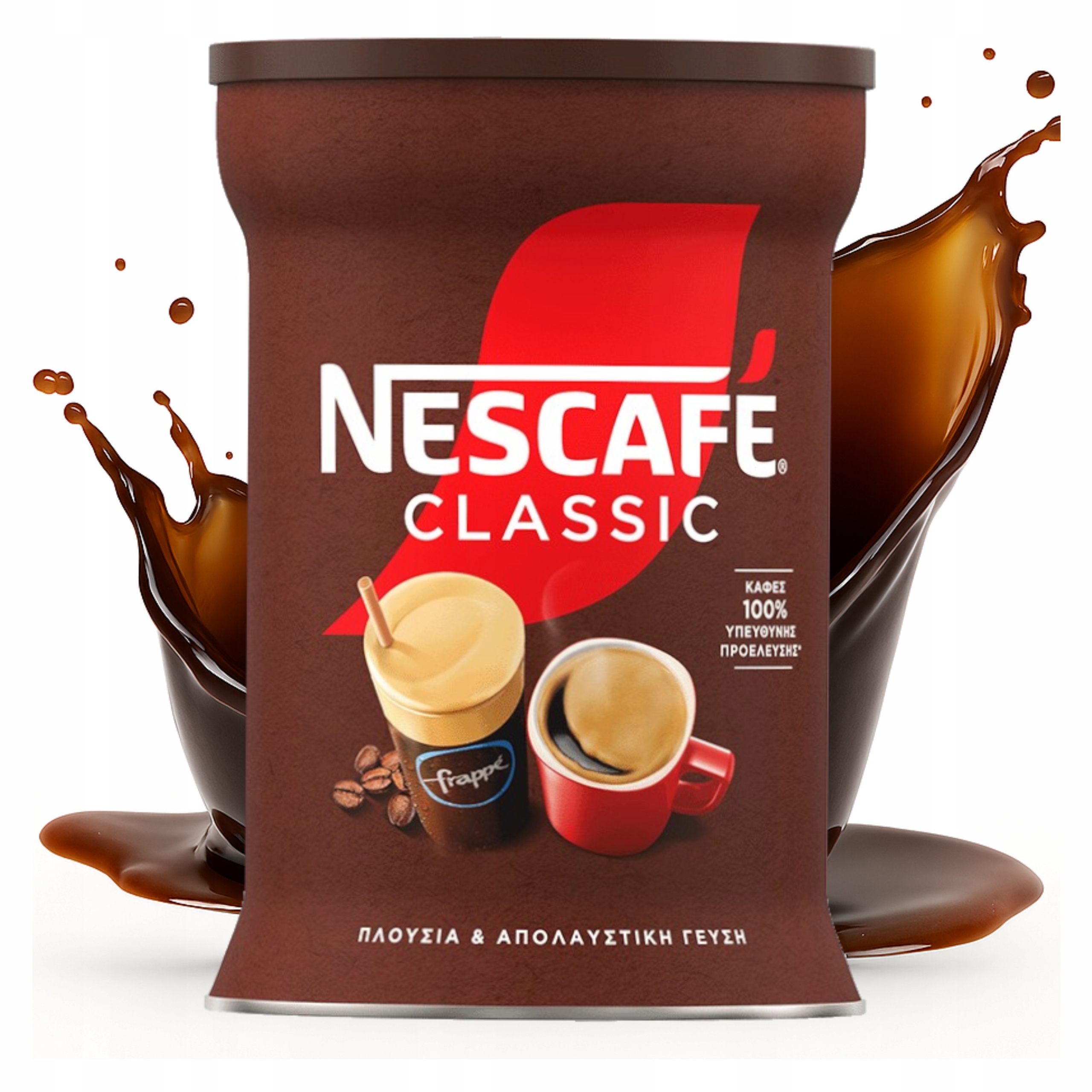 Káva Nescafe Classic Řecká Frappe Krémová Hustá Originální Přírodní 200G