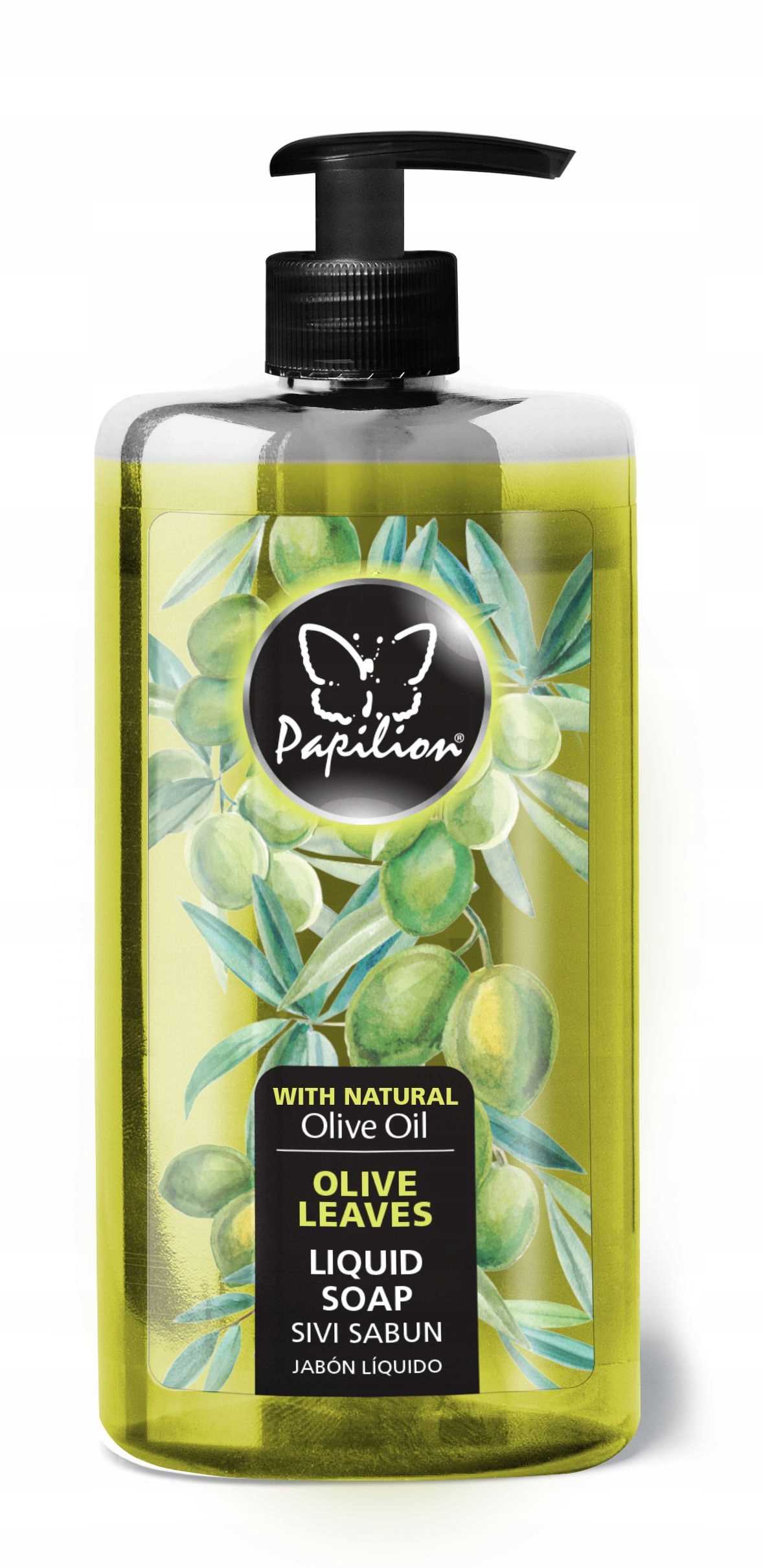 PAPILION OLIVE LEAVES MYDŁO W PŁYNIE LISTKI OLIWNE 400 ml EAN (GTIN) 8692857872071