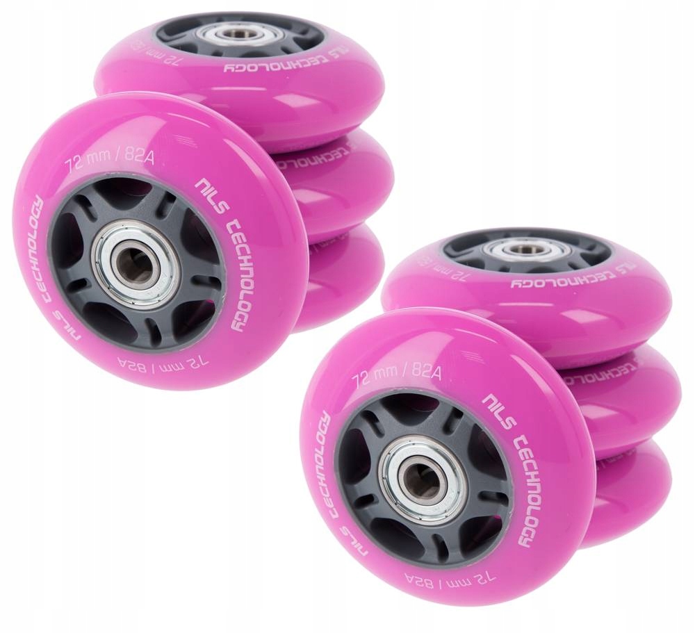 

Komplet 8x Kółka 72 mm Łożyska ABEC-7 Do Rolek