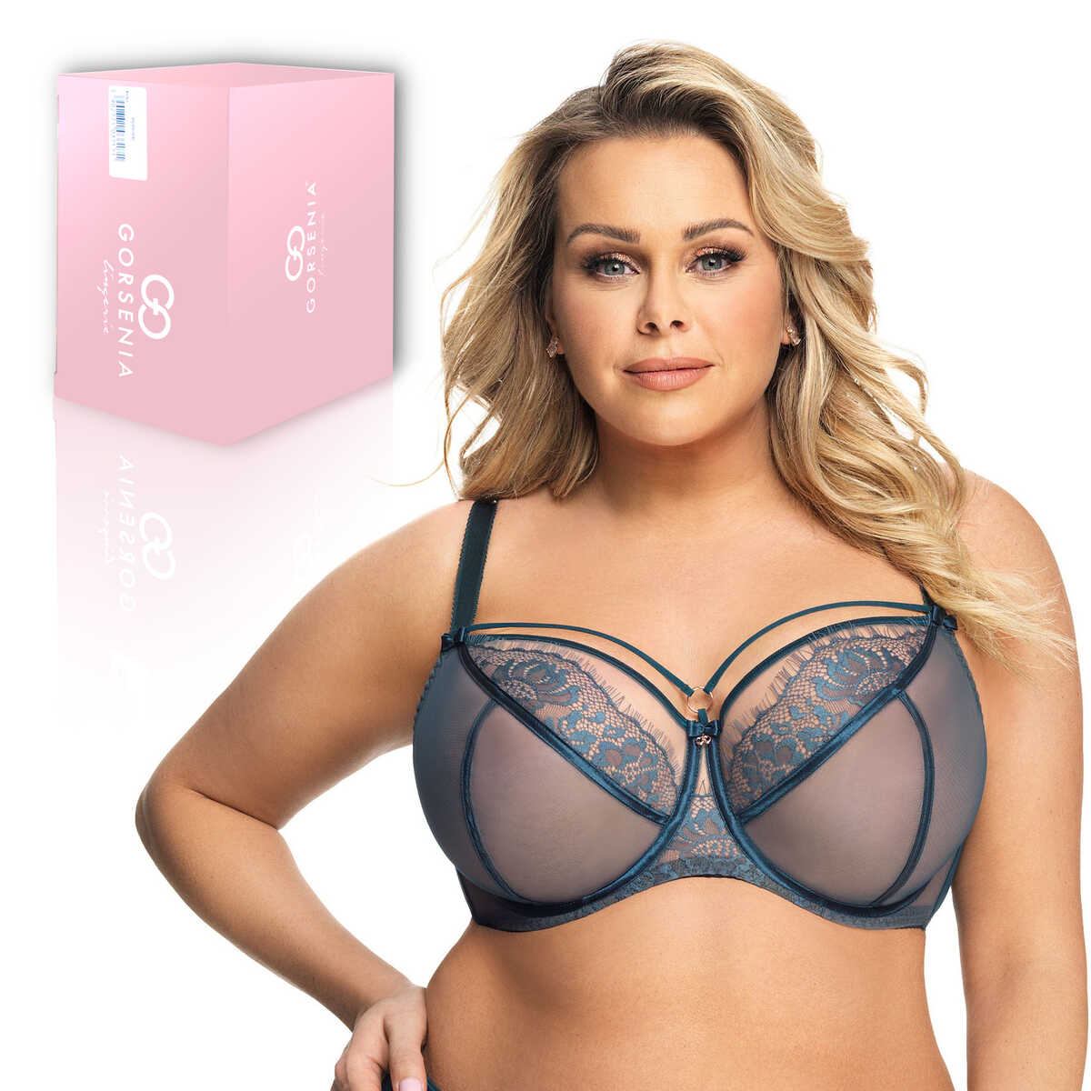 Gorsenia Biustonosz Paradise 496 zielony 90F