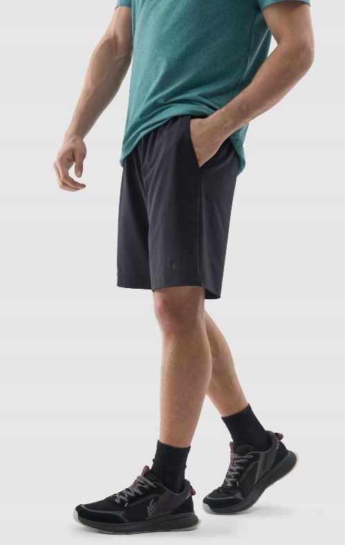 spodenki męskie treningowe 4F szybkoschnące XXL czarny Marka 4F