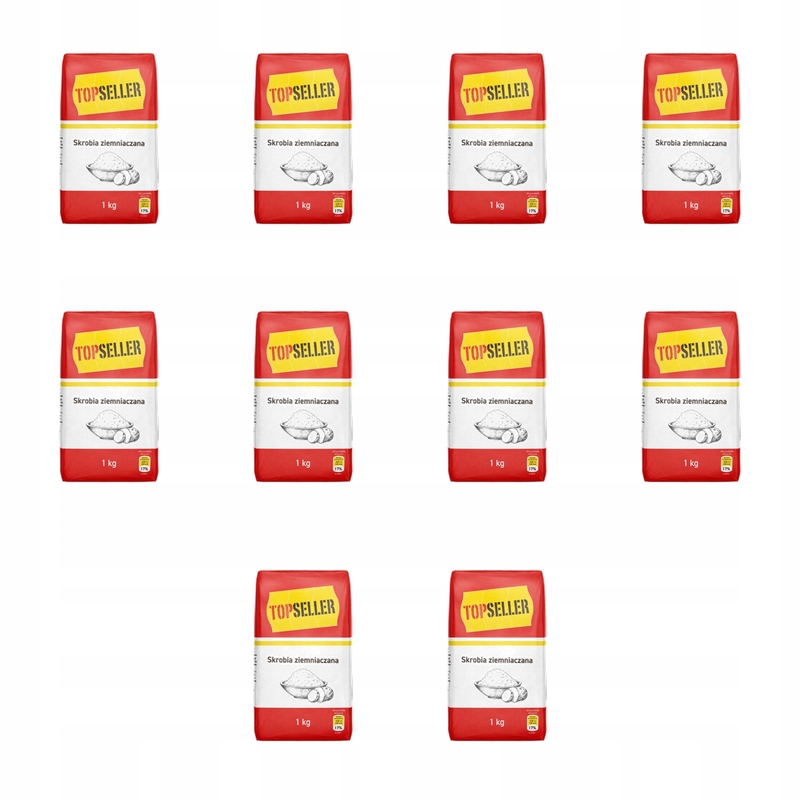Topseller Skrobia Ziemniaczana 1kg X10