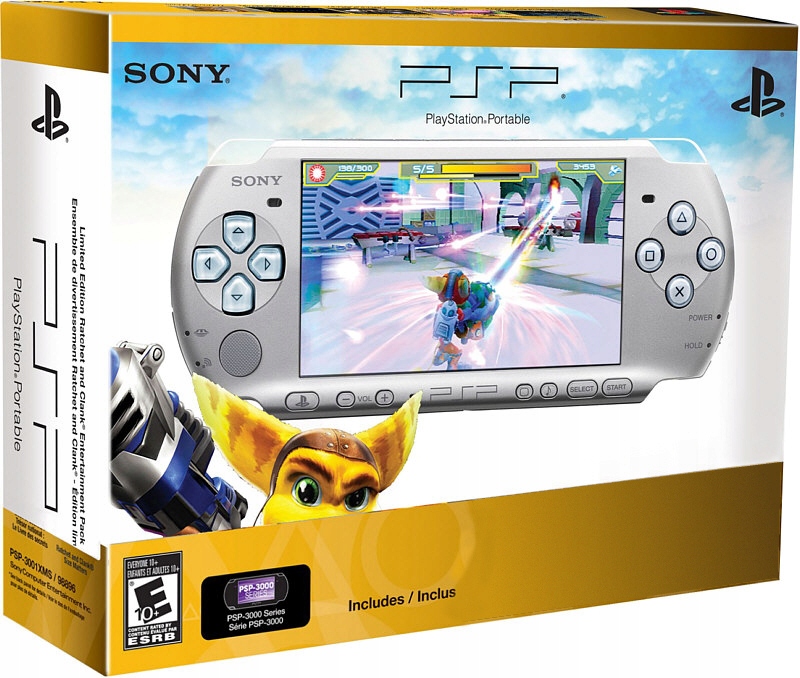 NOWA PSP 3004 SLIM MYSTIC SILVER + GRATISY + GWAR + GRY !! Model 3004