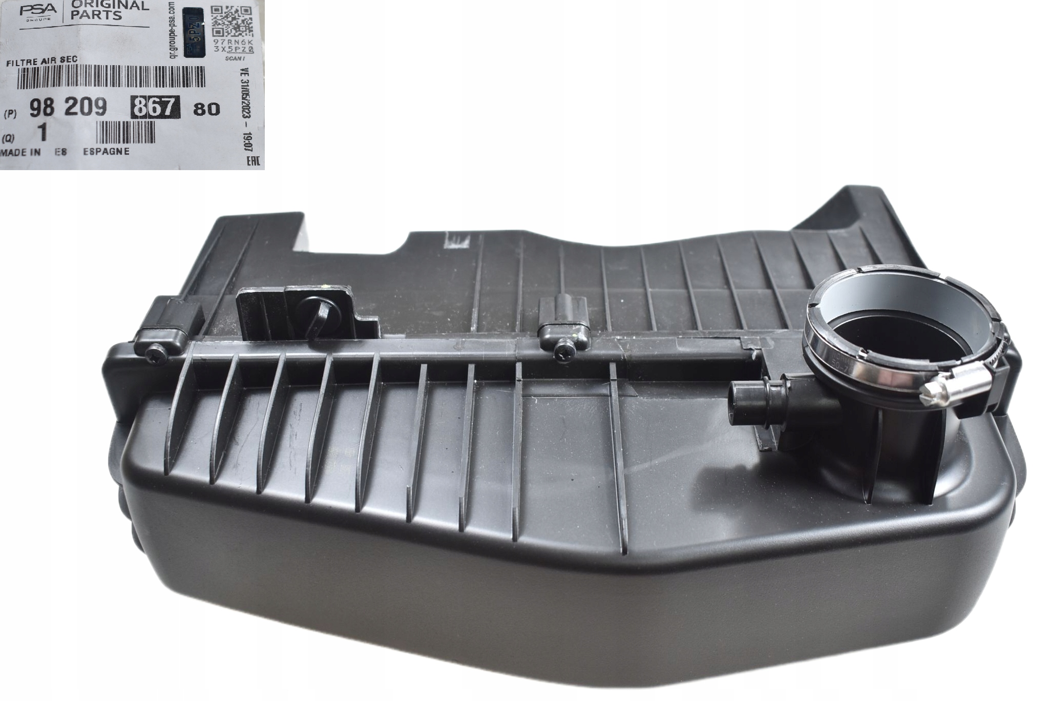 Kryt Vzduchového Filtru Citroen C2 C3 1.6 16V 9820986780 Originál