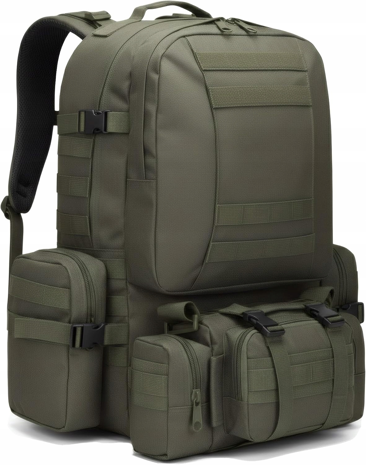 Plecak Wojskowy Taktyczny Duży 50L Militarny 4w1 Koanni