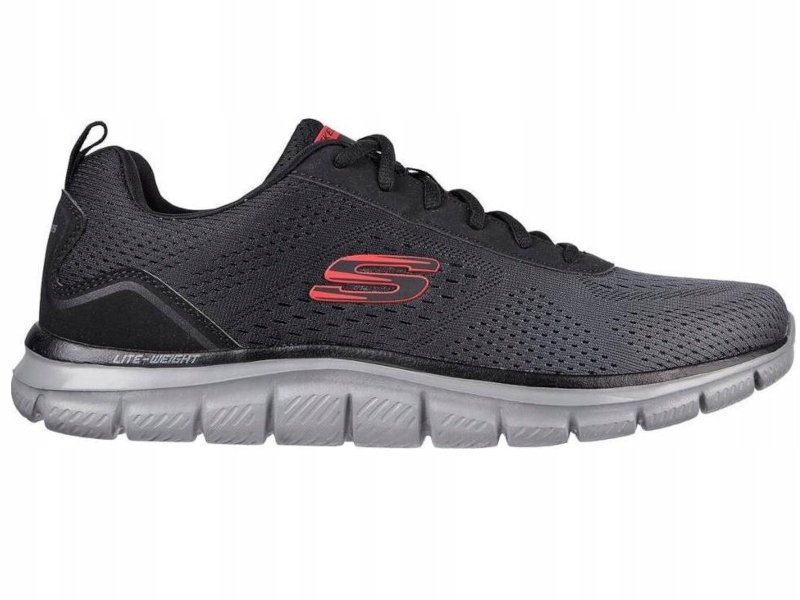 Pánské boty Skechers Track Ripkent 232399-BKCC sportovní černo-šedé 46