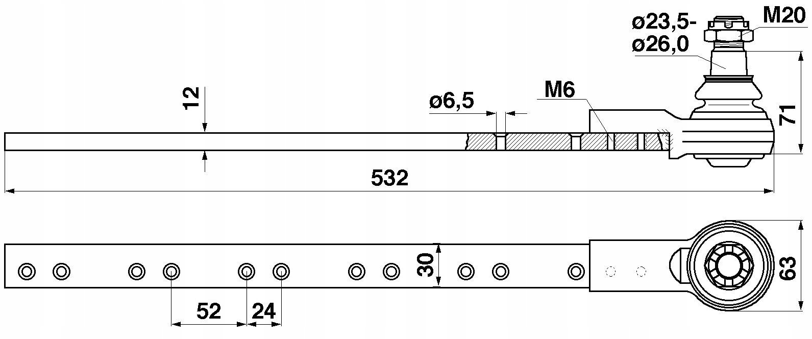 Головка косы Claas 626411 670406