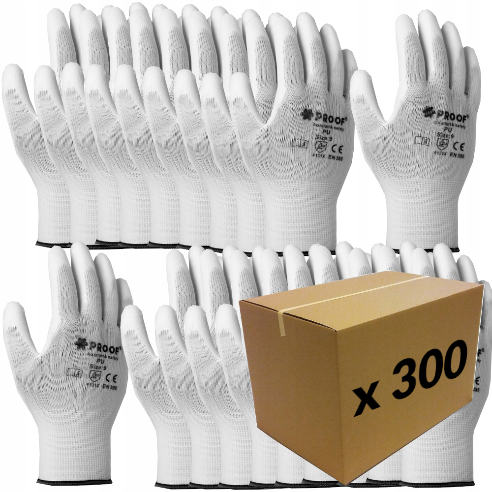 Ochranné Pracovné Rukavice Proof Potiahnuté Polyuretánom Veľ. 8