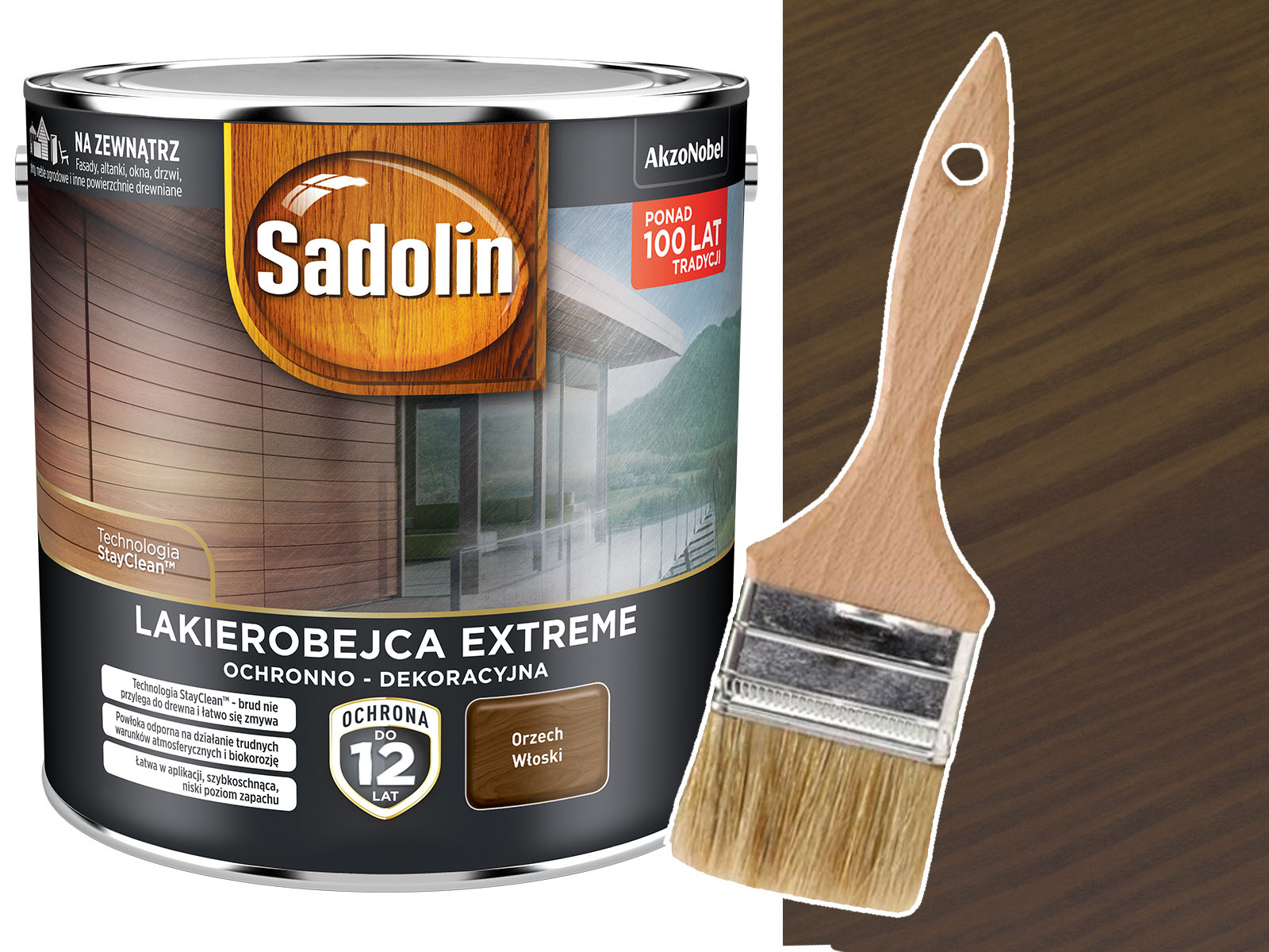 

Sadolin Lakierobejca Extreme Orzech Włoski 0,7L
