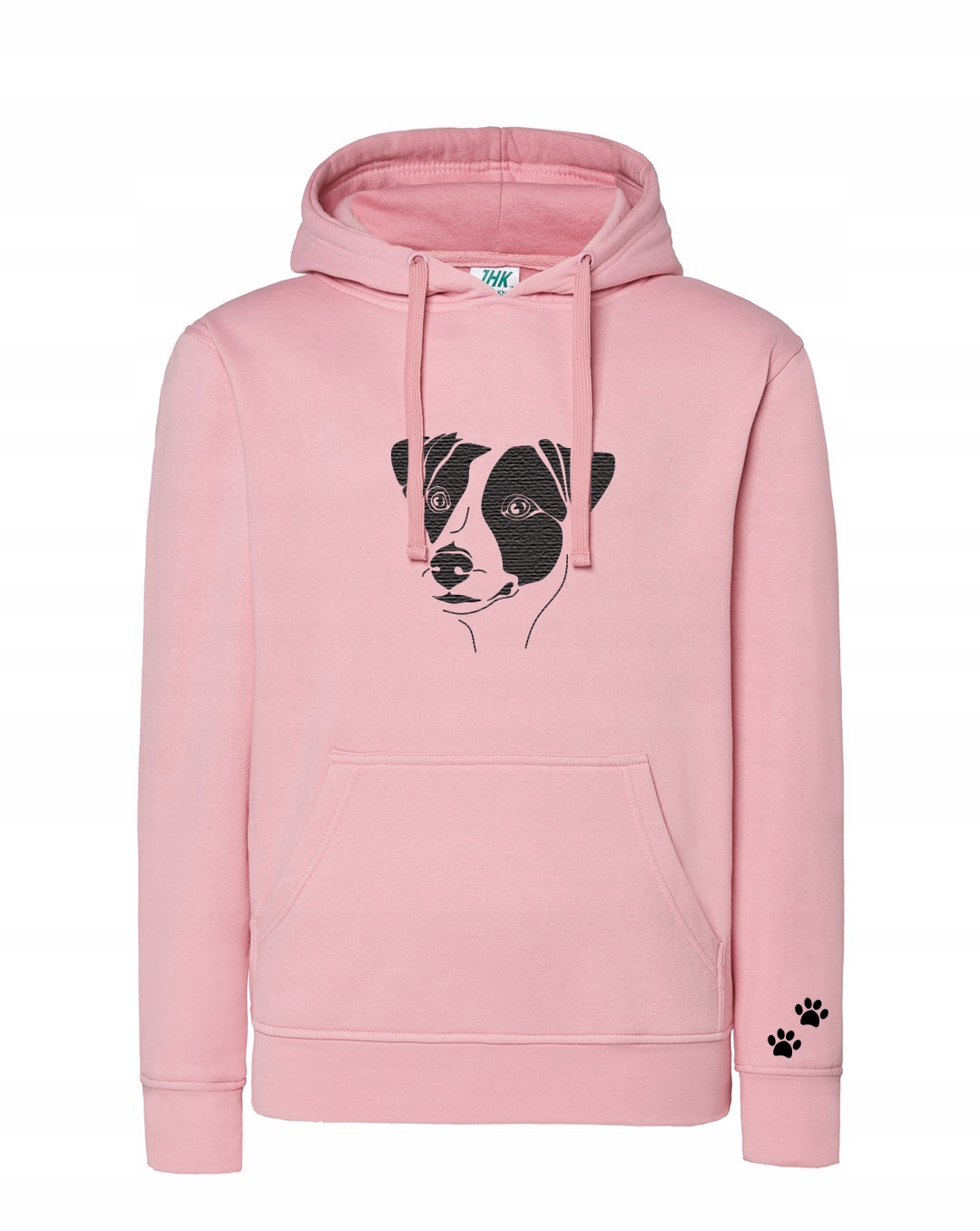 Mikina S Vyšíváním Jack Russel Teriéra, Psími Tlapkámi, Počítačem, Dárek Bavlna