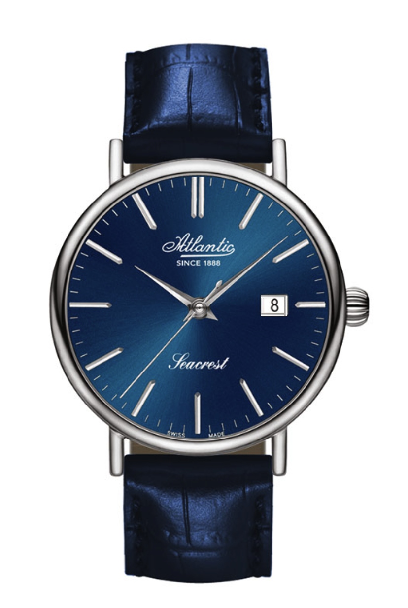 Hodinky Atlantic Seacrest 50354.41.51 42,00 mm Ronda Vel. 715.2, Swiss Made