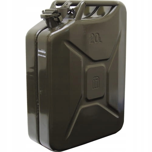Ocelový kanystr 20 l Jeep kovový