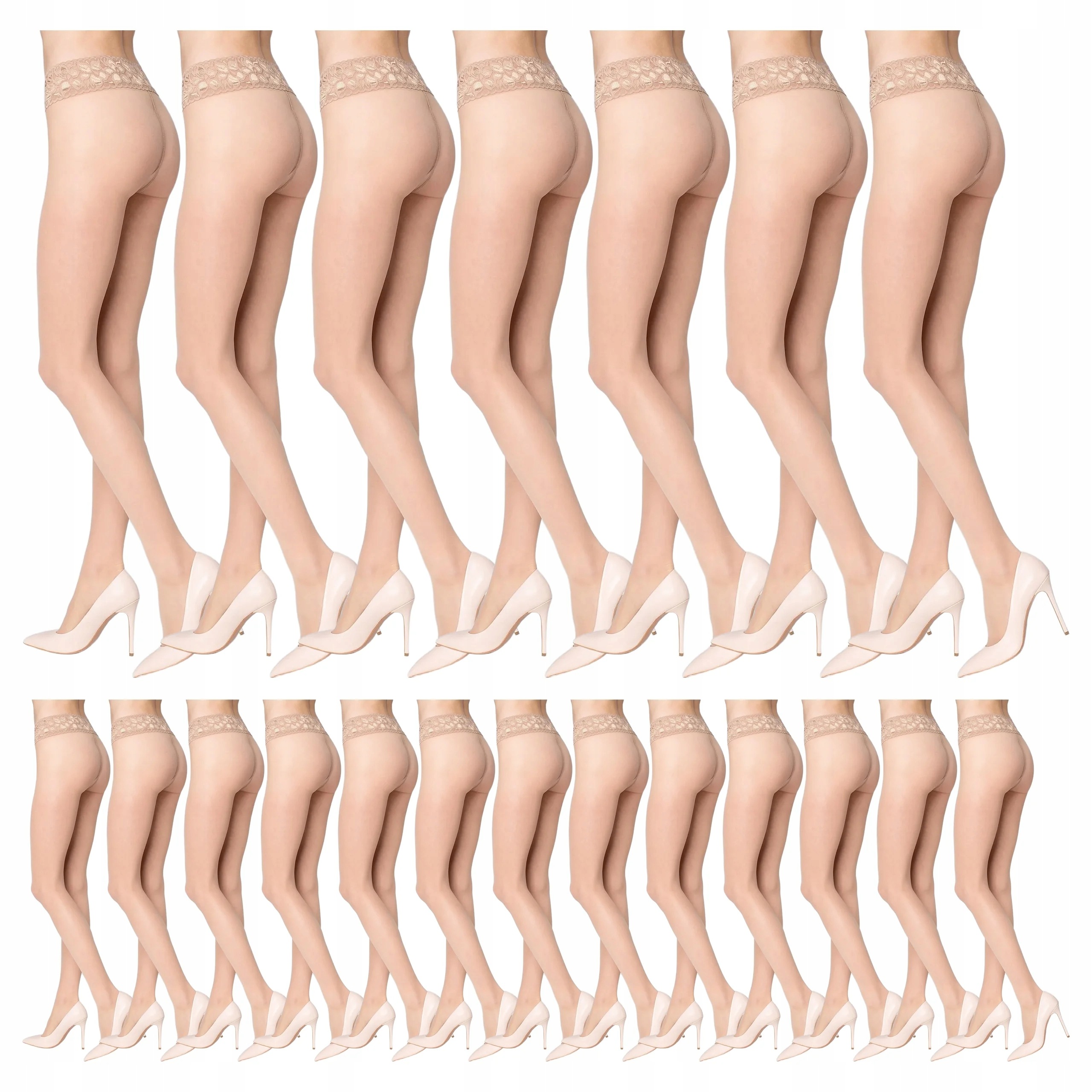 20 x Punčocháče Erotic Vita Bassa 30 den Marilyn Visone 3-M