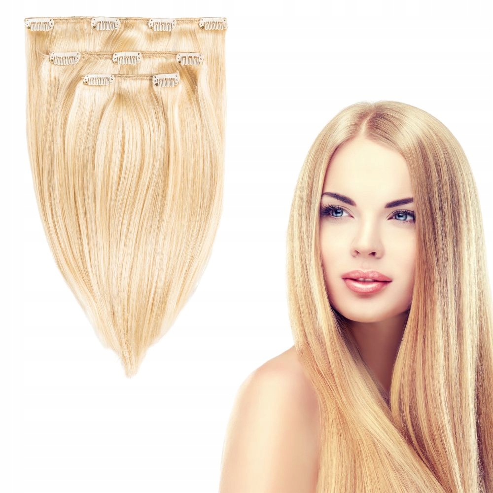 

Doczepiane Włosy naturalne Clip In 30 cm taśmy #24