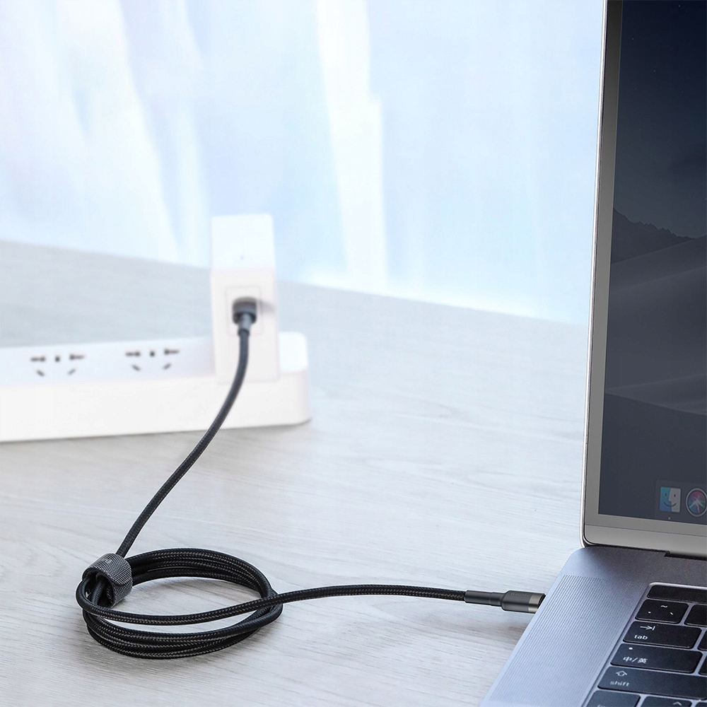 BASEUS KABEL PRZEWÓD ŁADUJĄCY USB-C POWER DELIVERY PD DO MACBOOK QC 3.0 1M Marka Baseus