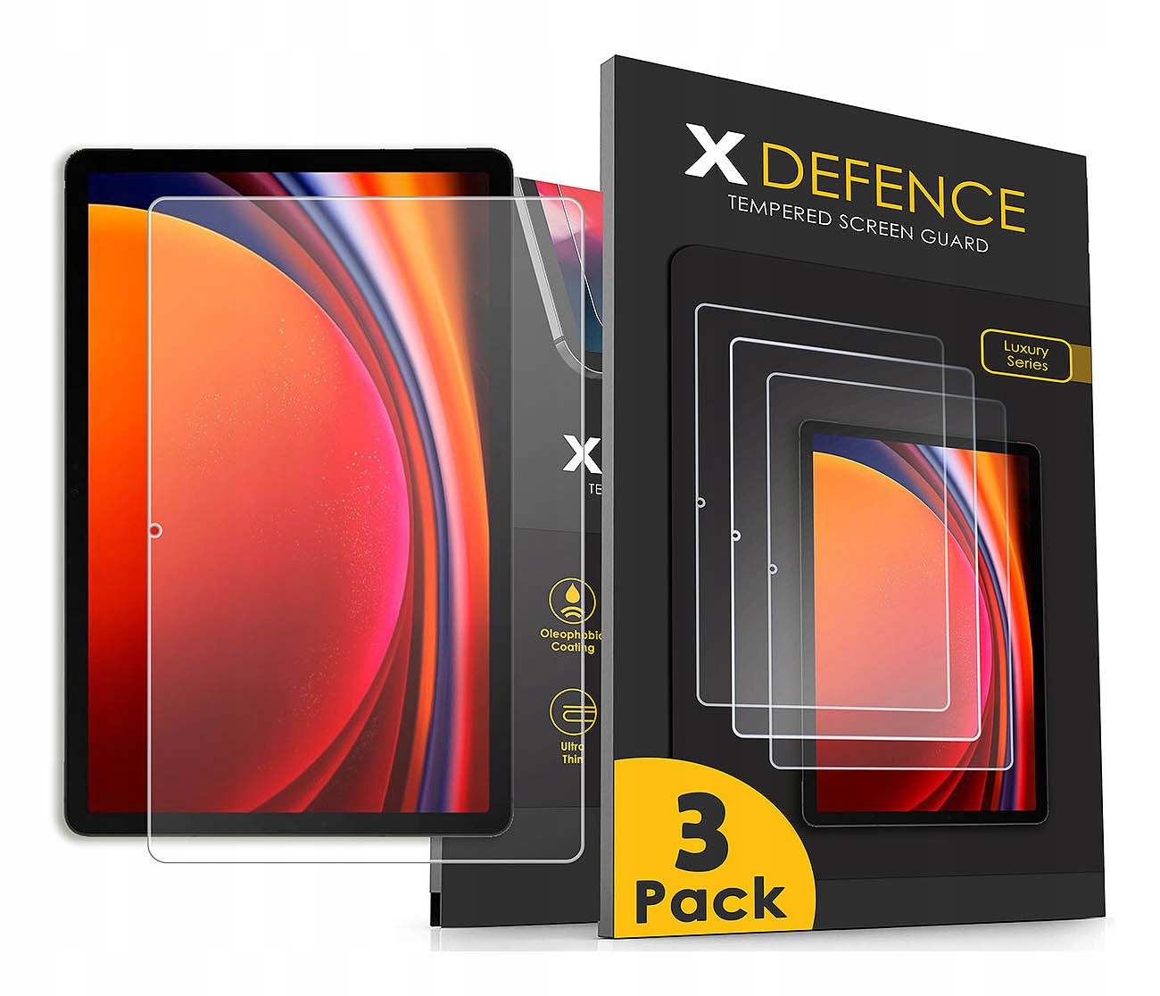 3x Szkło Ochronne Do Samsung Galaxy Tab S9 11 X710 X716 Hybrydowe Szybka