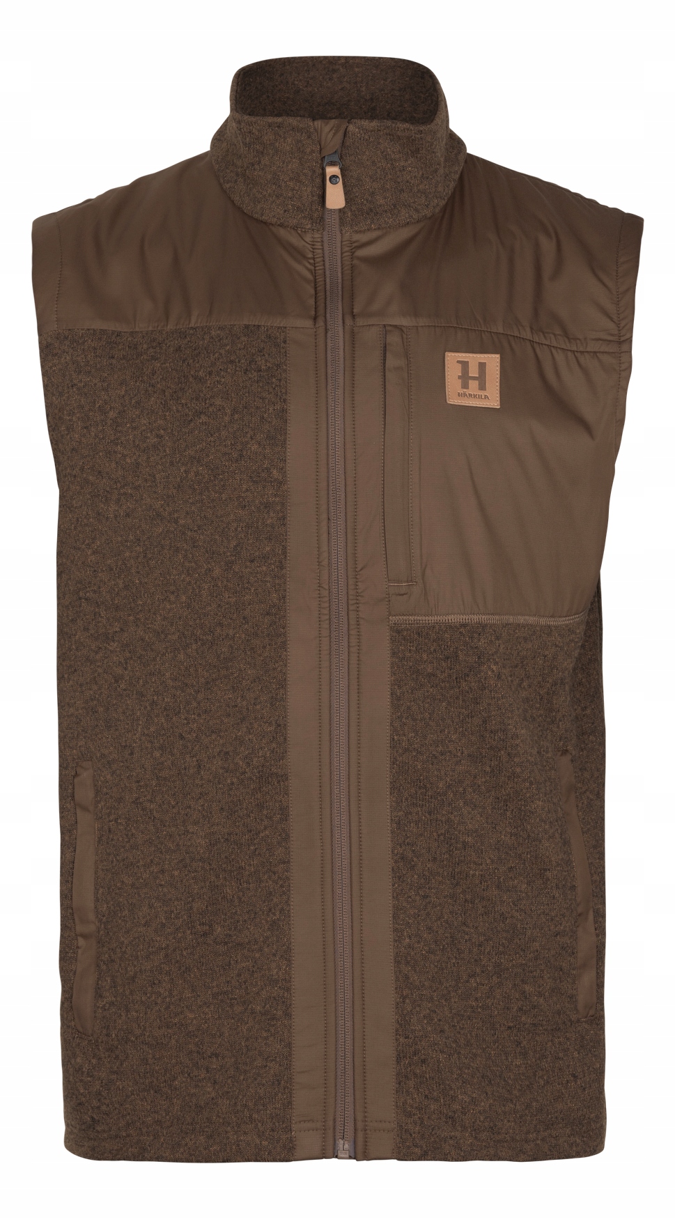 Kamizelka myśliwska Harkila Kalix Fleece 10926 Dark earth 3XL