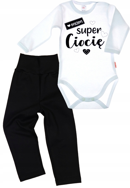 

Komplet Body Napisy+Legginsy Różne Wzory 86 Klekle