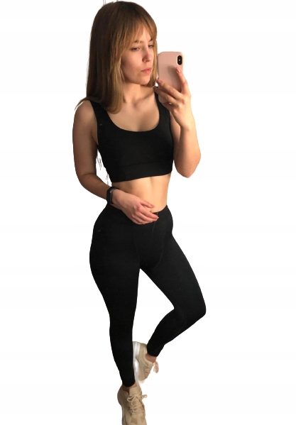 Komplet Top U+ Legíny Penny Classic Black M
