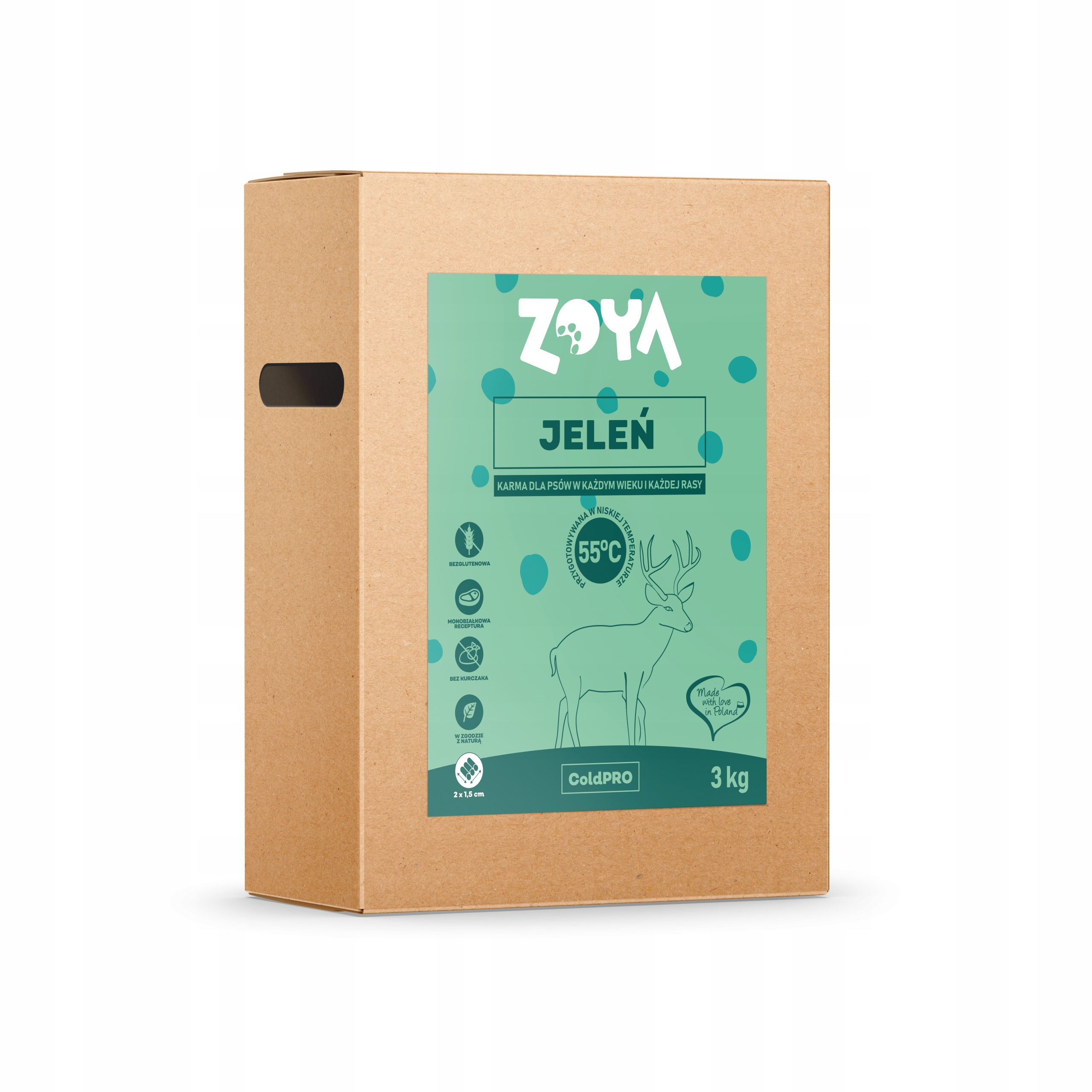 Zoya ColdPRO Krmivo Pro Psa Jelen Monoproteinový 3 Kg