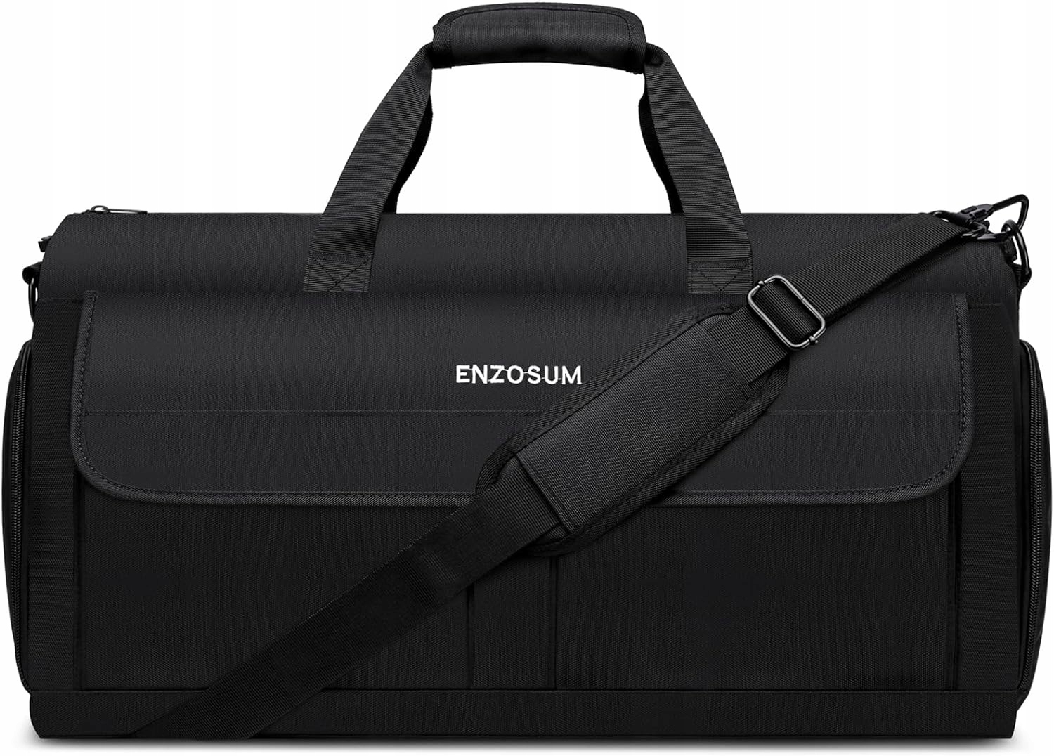 Torba podróżna na garnitur i ubrania Enzosum Travel Bags czarna składana