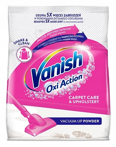 Levně 2x Vanish Clean & Fresh prášek na koberce 650 g
