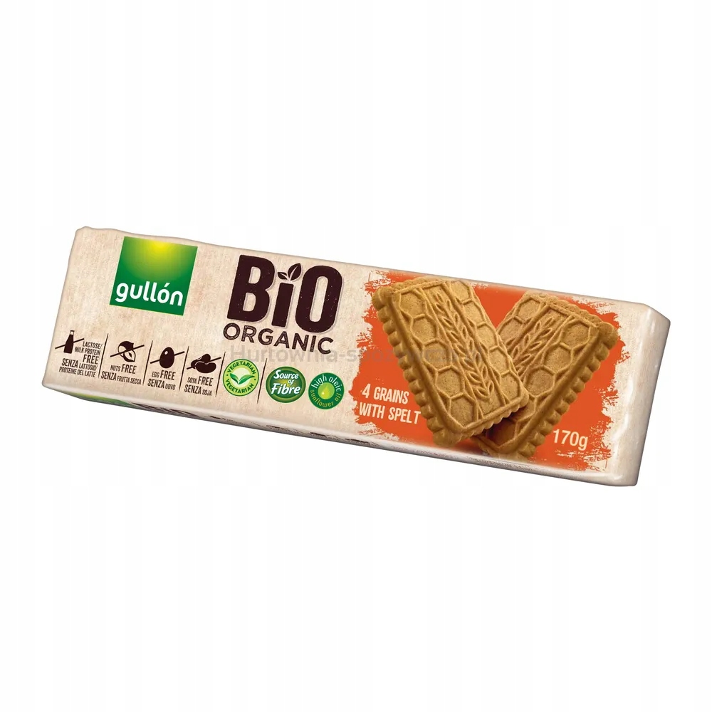 Gullon Organické sušenky se 4 obilovinami a špaldou 170 g
