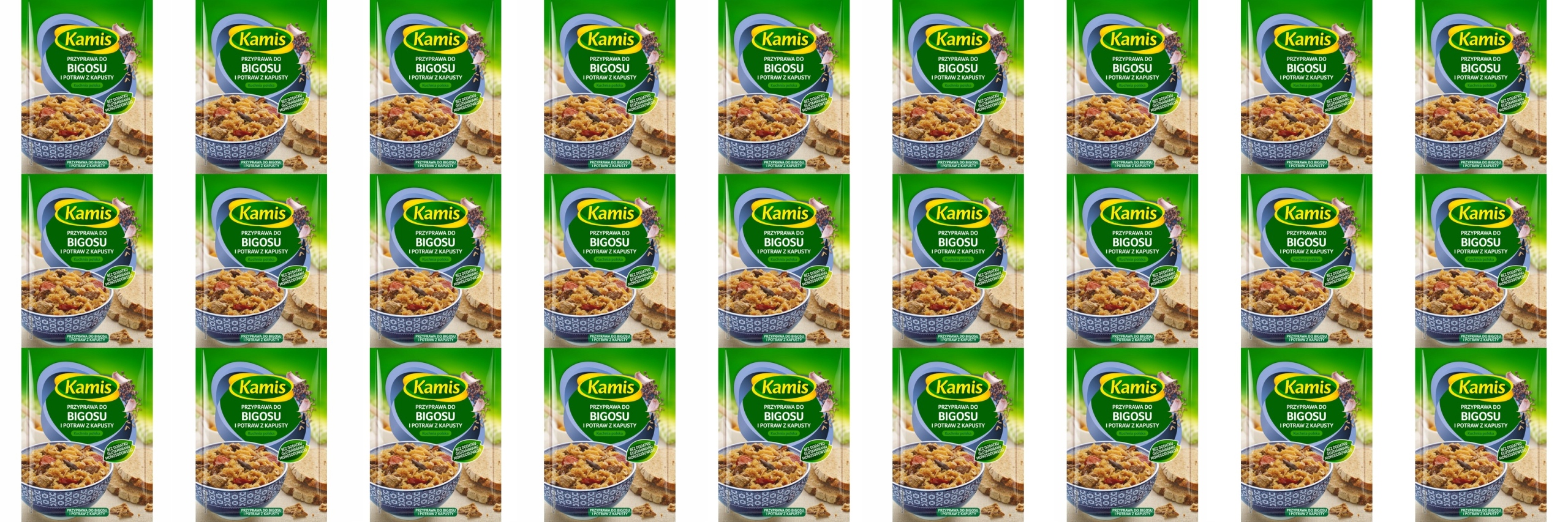 27x 20g Kamis Przyprawa do bigosu i potraw z kapusty Karton