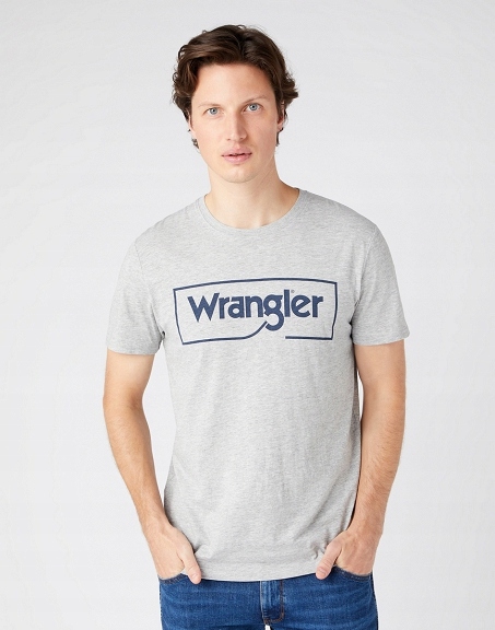 

T-shirt Męski Wrangler Frame Logo W7H3D3X37 r.L