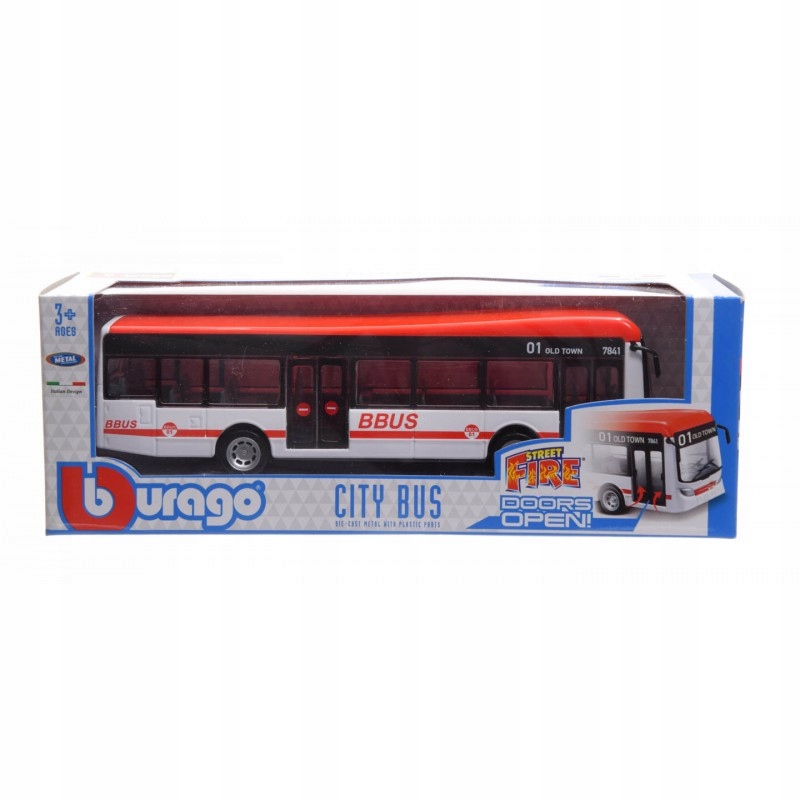 

Bburago Autobus Miejski Model 1:43 Otwierane Drzwi