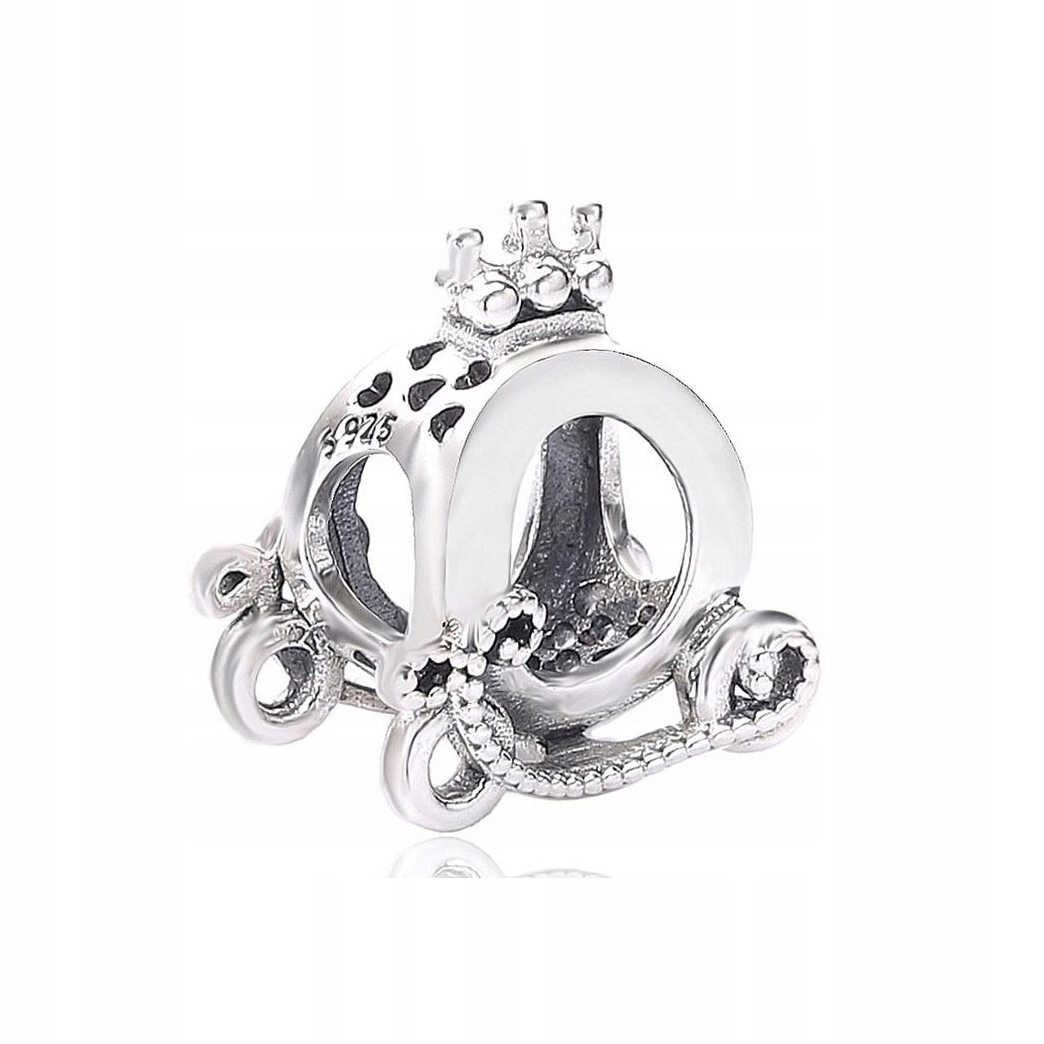 CHARMS KAROCA MONOGRAM KARETA OWAL ZAWIESZKA