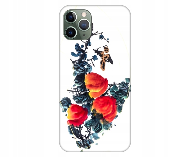 

Etui pokrowiec do iPhone 11 Pro Kwiaty akwarela ch