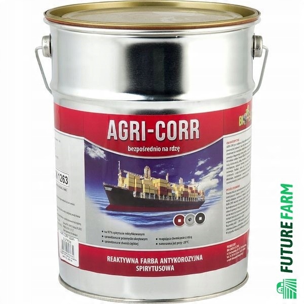 

Farba Agri-Corr Czarna 5l Na Rdzę Okrętowa