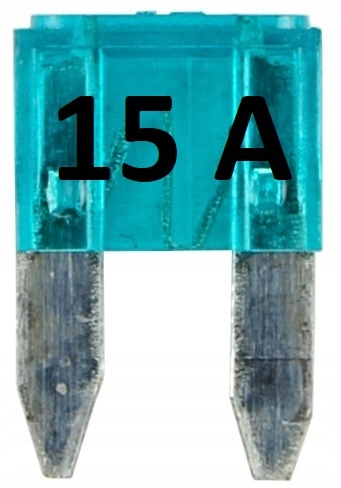 Bezpiecznik samochodowy płytka MINIVAL 15A 10szt