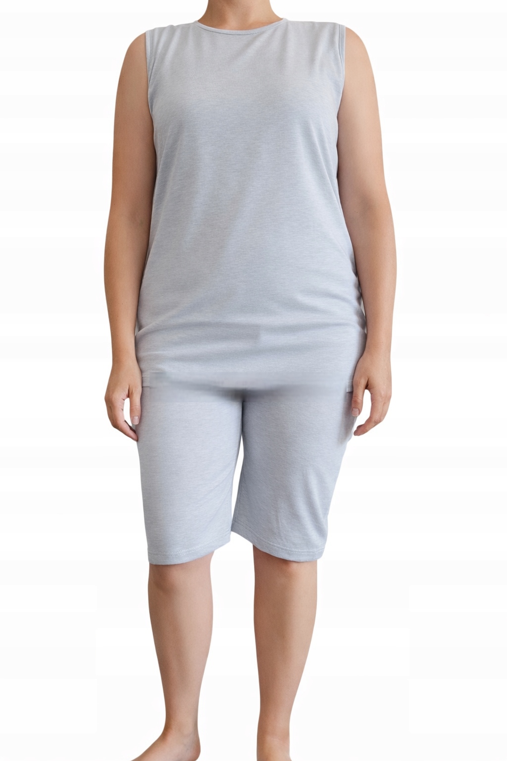 Body pro dospělé nemocné alzheimer Šedé XL ke kolenům, zip v rozkroku Zoand