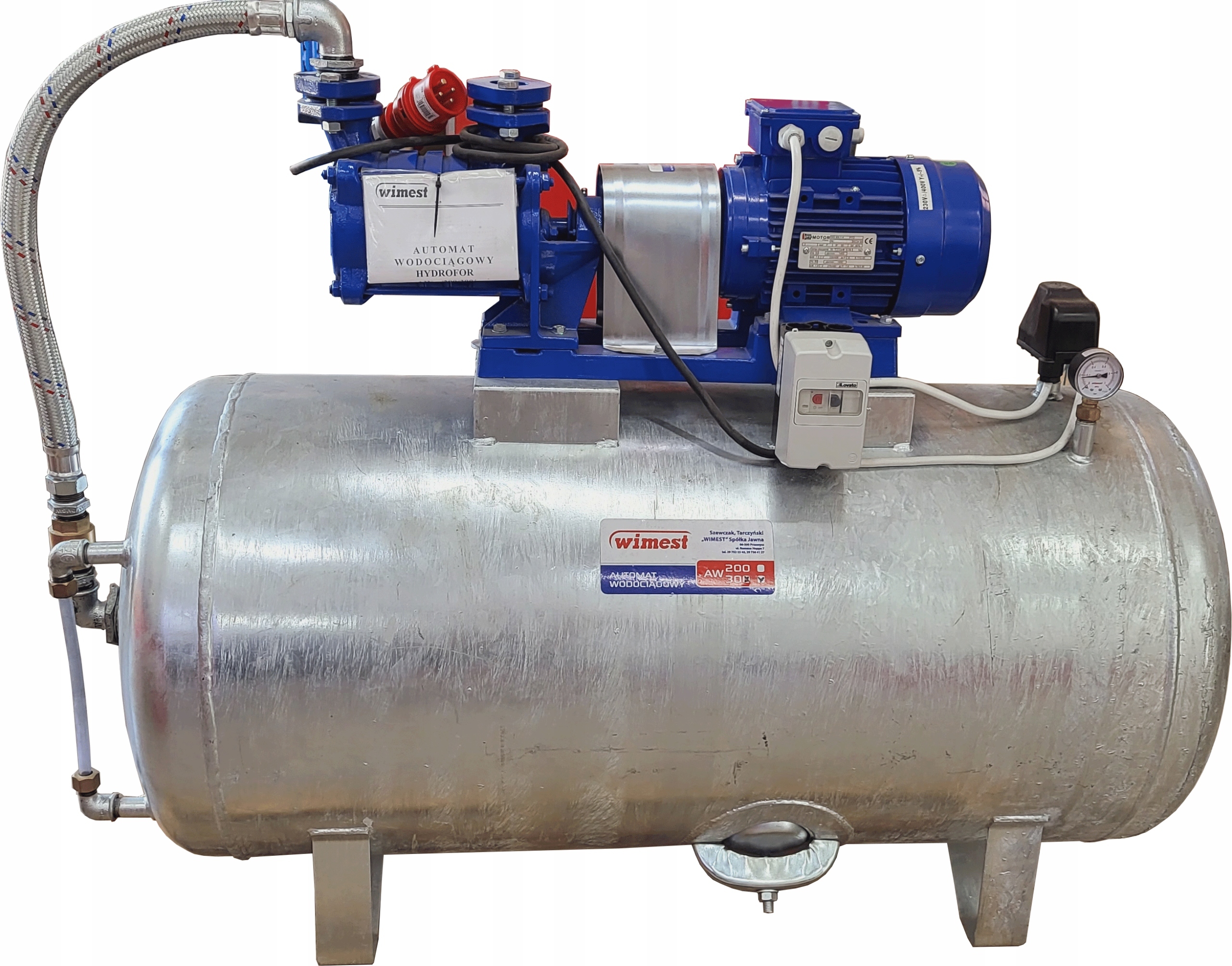 Hydrofor Do Wody Automat Wodociągowy 300L Pompa SKSb 3STOPNIOWA 400V Wimest