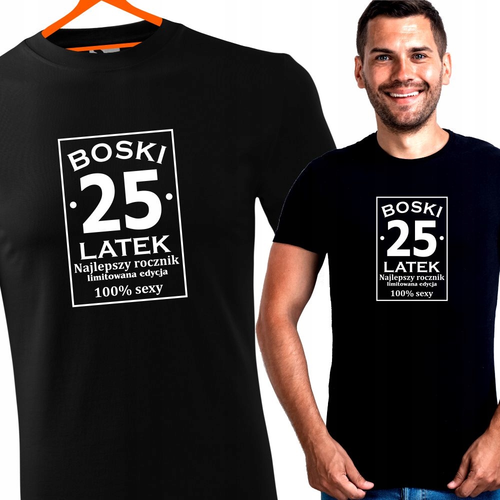 

Koszulka Męska Prezent 1-99 Lat Urodziny Wiek