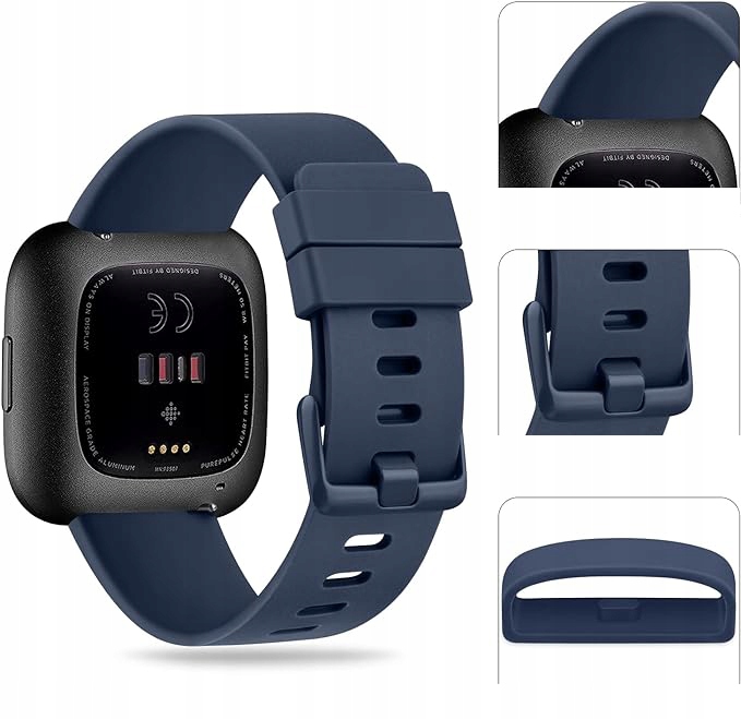 Opaska / Pasek Braders do Fitbit Versa / Versa 2 / Versa Lite Kolor granatowy