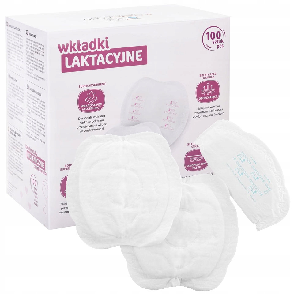 

Bocioland Chłonne Wkładki Laktacyjne 100szt