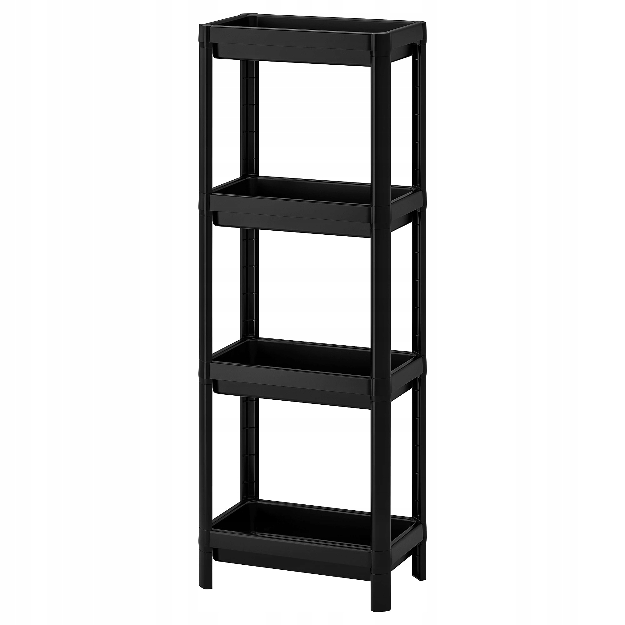 

Ikea Vesken Regał, czarny100cm