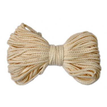 

Knot bawełniany do świec do świec surowy 3x11- 20m