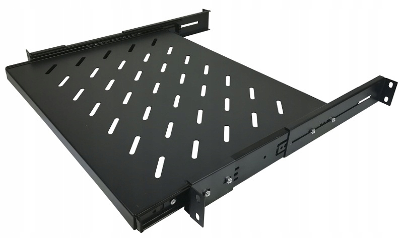 Półka Do Szafy 800MM Rack Regulowana 19'' 1U 550mm Czarna