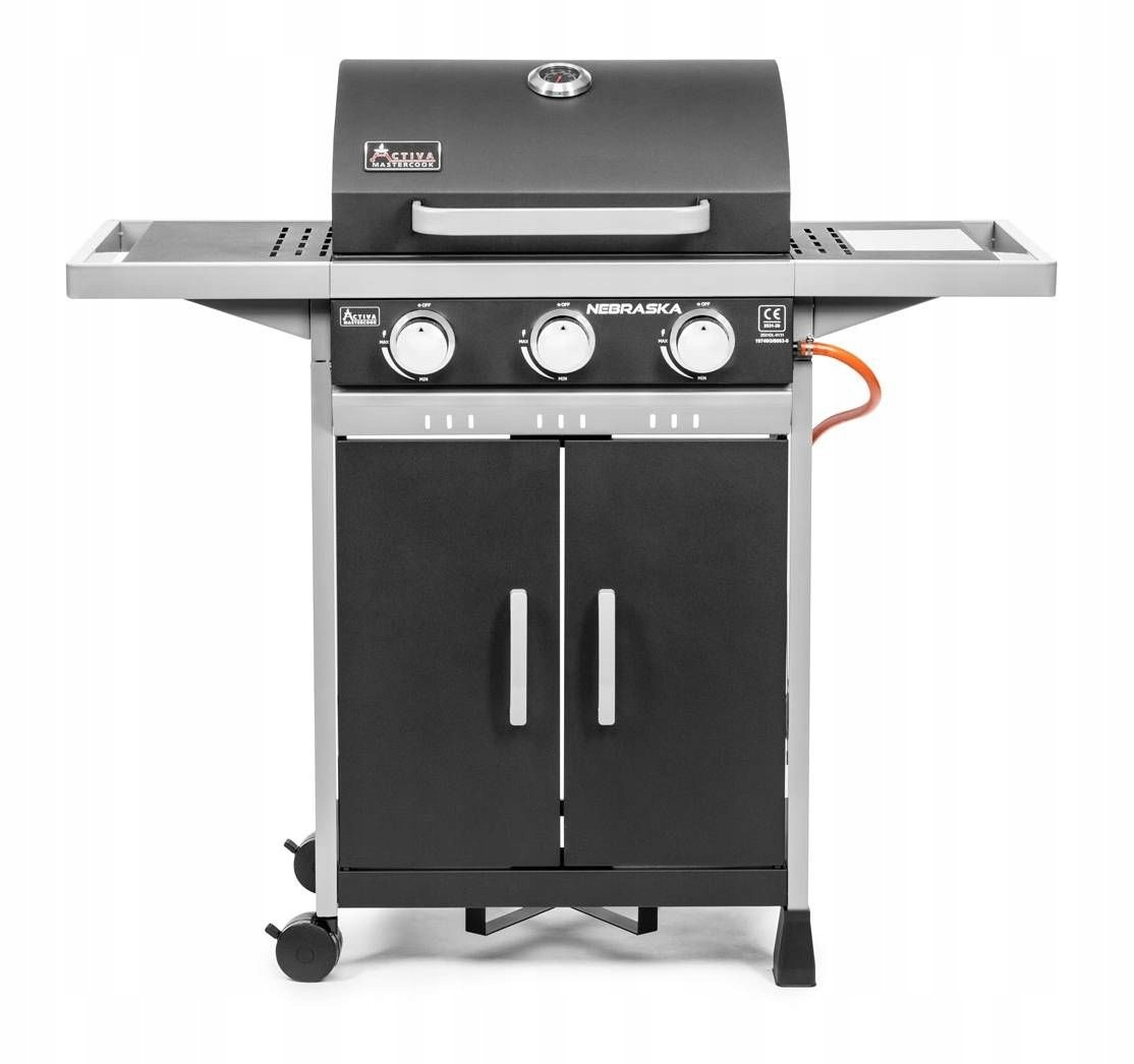

Grill Gazowy 3+1 Ogrodowy Ruszt Żeliwny 8,4 kW